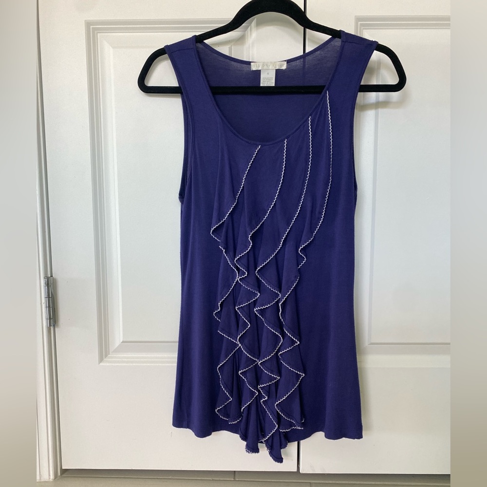 Sleeveless blue top, *FREE when bundled!*